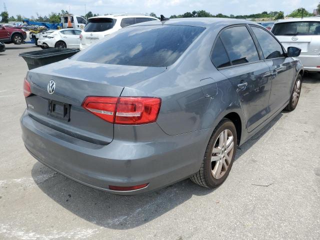 3VW2K7AJ4FM211790 - 2015 VOLKSWAGEN JETTA BASE ნაცრისფერი ფოტო 4