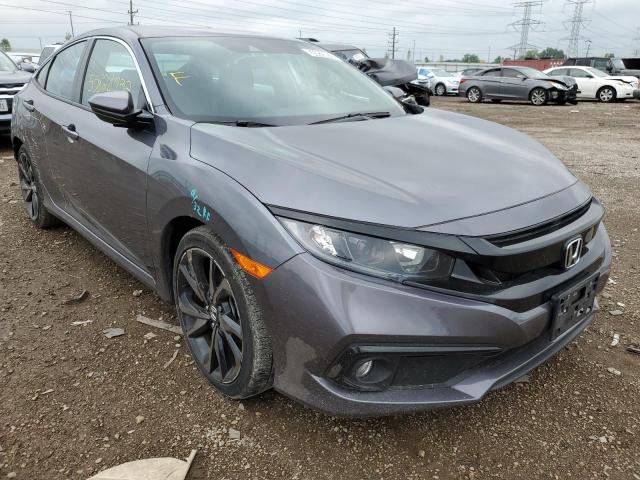 2HGFC2F81LH521997 - 2020 HONDA CIVIC SPOR CHARCOAL photo 1