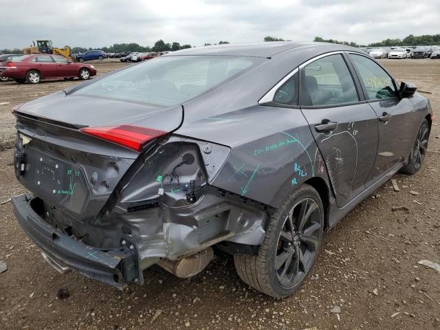 2HGFC2F81LH521997 - 2020 HONDA CIVIC SPOR CHARCOAL photo 4