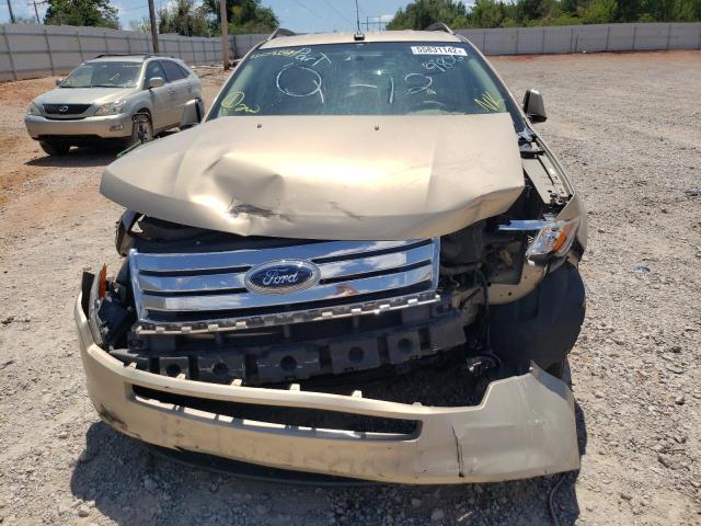 2FMDK39C87BB09806 - 2007 FORD EDGE SEL P TAN photo 9