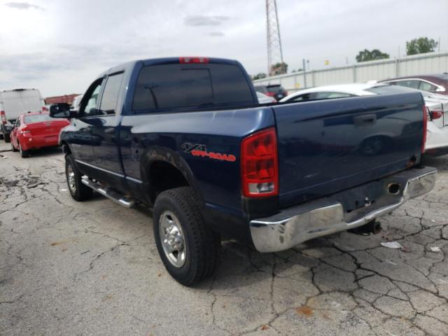 3D7KU28D54G130251 - 2004 DODGE RAM 2500 S Կապույտ լուսանկար 3