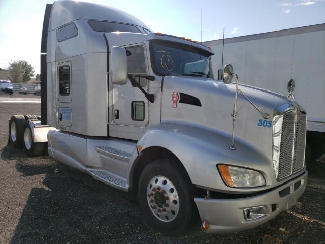 1XKAD49X4DJ345553 - 2013 KENWORTH CONSTRUCTI GRAY photo 1