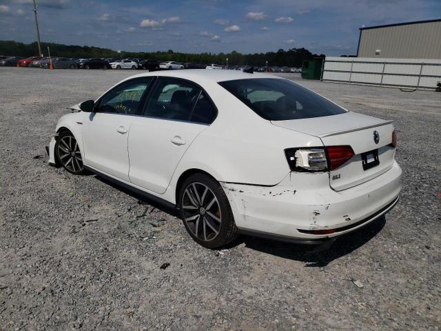 3VW4T7AJ7JM252915 - 2018 VOLKSWAGEN JETTA GLI WHITE photo 3