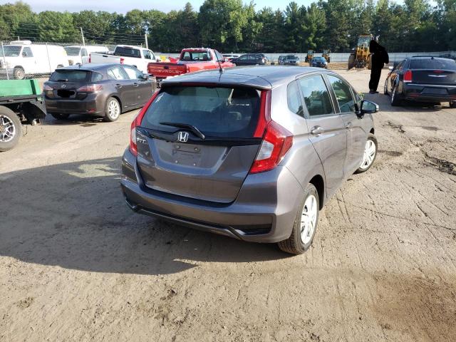 3HGGK5H47KM748095 - 2019 HONDA FIT LX GRAY photo 4