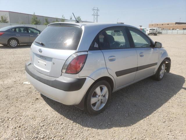 KNADE243496453886 - 2009 KIA RIO 5 SX SILVER photo 4