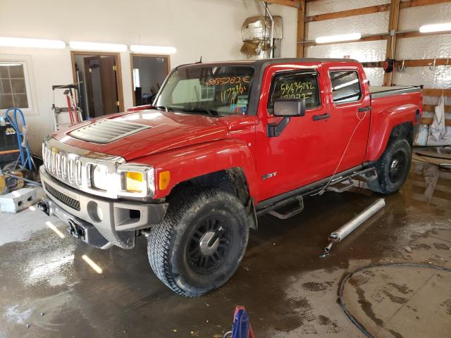 5GNEN13E698117231 - 2009 HUMMER H3T RED photo 2