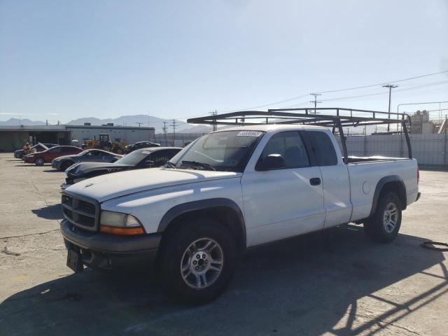 1B7GL12X22S601911 - 2002 DODGE DAKOTA BAS WHITE photo 2