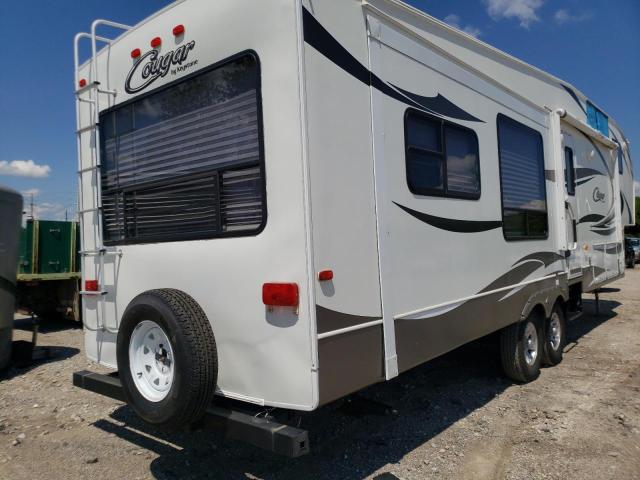 4YDF32624C2503722 - 2012 KEYSTONE COUGAR 326 WHITE photo 4