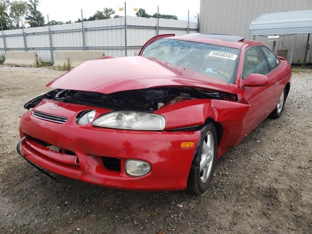 JT8CD32Z7W1001680 - 1998 LEXUS SC 300 RED photo 2