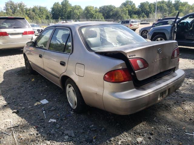 2T1BR12E4XC256073 - 1999 TOYOTA COROLLA VE TAN photo 3