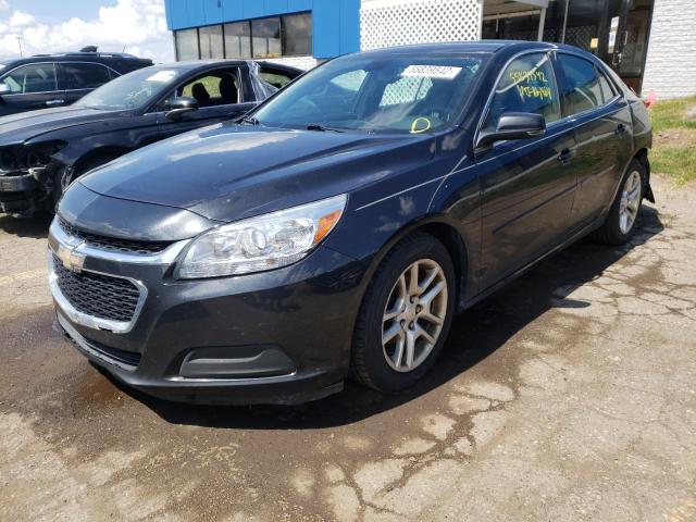 1G11C5SL2FF272581 - 2015 CHEVROLET MALIBU 1LT შავი ფოტო 2