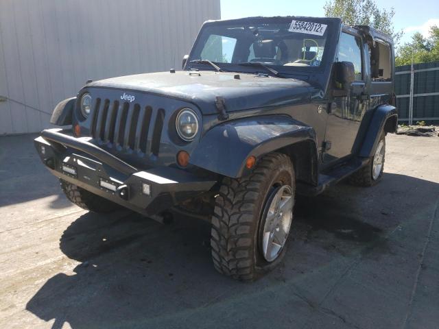 1J4FA54147L183574 - 2007 JEEP WRANGLER S BLUE photo 2