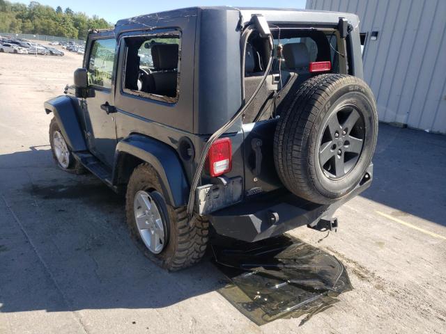1J4FA54147L183574 - 2007 JEEP WRANGLER S BLUE photo 3