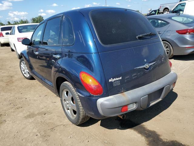 3C8FY68BX2T254699 - 2002 CHRYSLER PT CRUISER BLUE photo 3