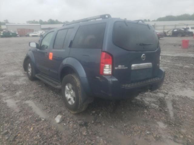 5N1AR18U26C624943 - 2006 NISSAN PATHFINDER BLUE photo 3