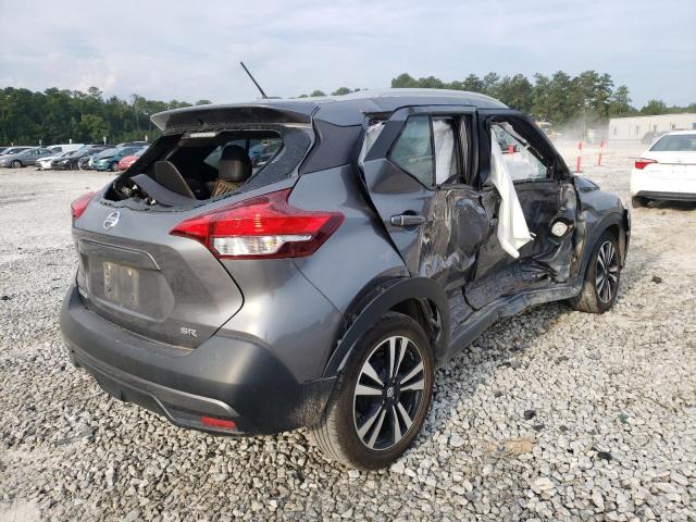 3N1CP5CU7KL516241 - 2019 NISSAN KICKS S GRAY photo 4