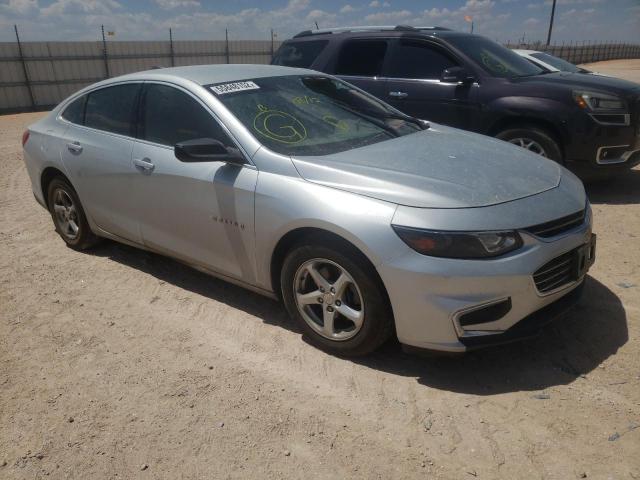 1G1ZB5ST2JF287676 - 2018 CHEVROLET MALIBU LS SILVER photo 1