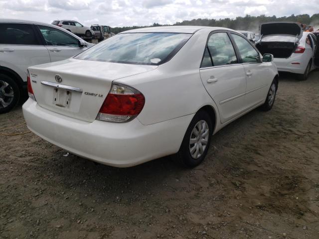 4T1BE32K86U674162 - 2006 TOYOTA CAMRY LE WHITE photo 4