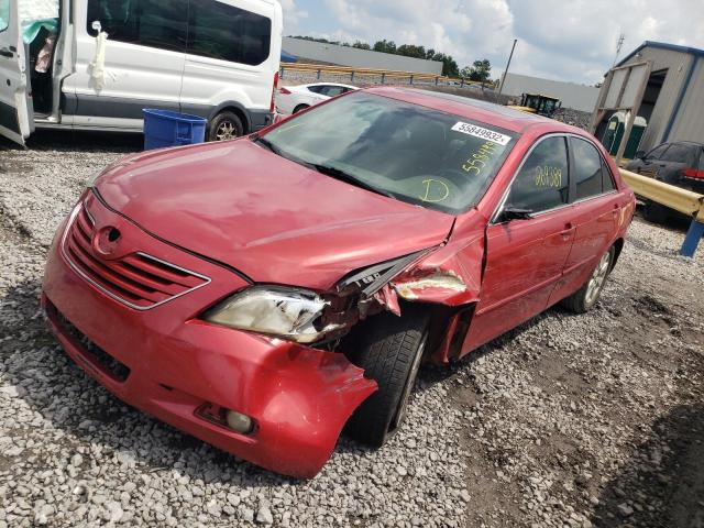 4T1BE46K28U224185 - 2008 TOYOTA CAMRY CE RED photo 2