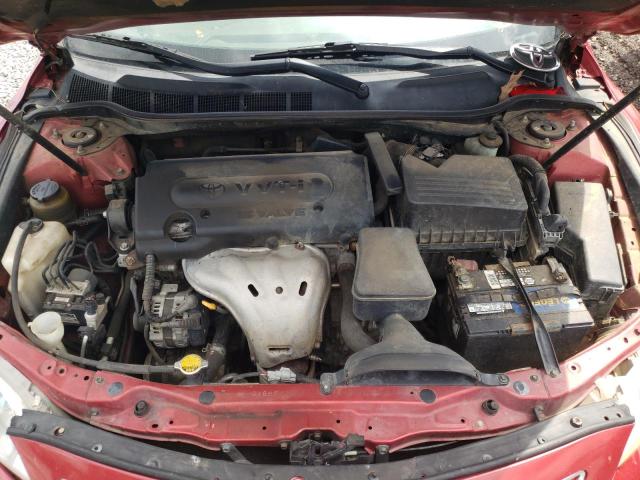 4T1BE46K28U224185 - 2008 TOYOTA CAMRY CE RED photo 7