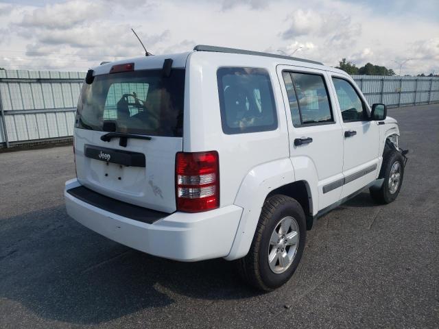 1C4PJLAK9CW128090 - 2012 JEEP LIBERTY SP WHITE photo 4