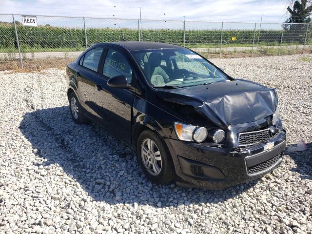 1G1JA5SHXC4174343 - 2012 CHEVROLET SONIC LS BLACK photo 1