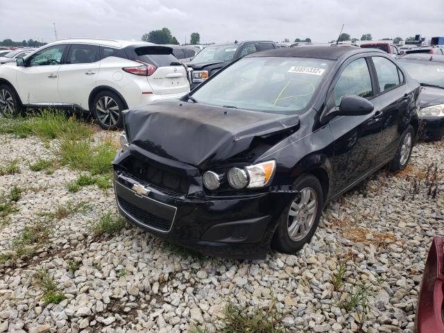 1G1JA5SHXC4174343 - 2012 CHEVROLET SONIC LS BLACK photo 2