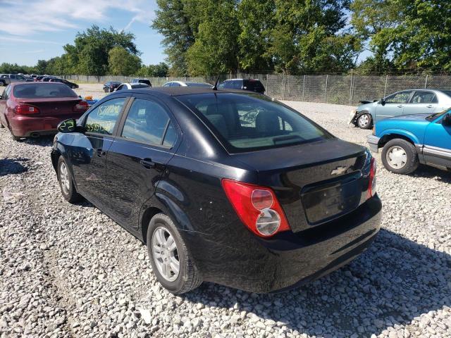 1G1JA5SHXC4174343 - 2012 CHEVROLET SONIC LS BLACK photo 3