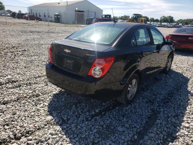 1G1JA5SHXC4174343 - 2012 CHEVROLET SONIC LS BLACK photo 4