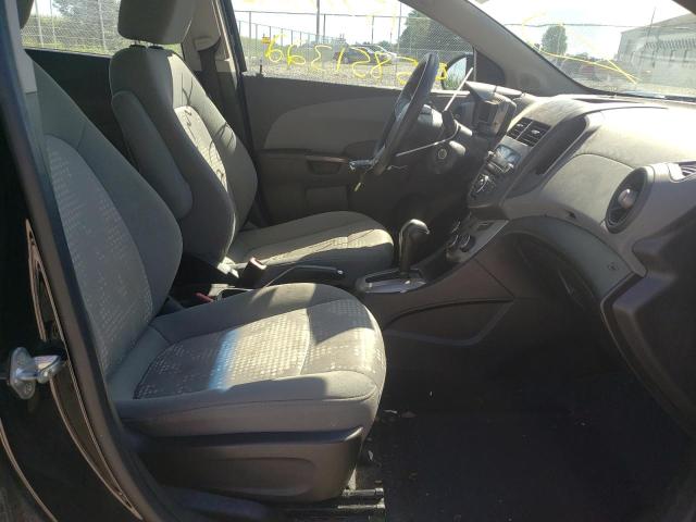 1G1JA5SHXC4174343 - 2012 CHEVROLET SONIC LS BLACK photo 5