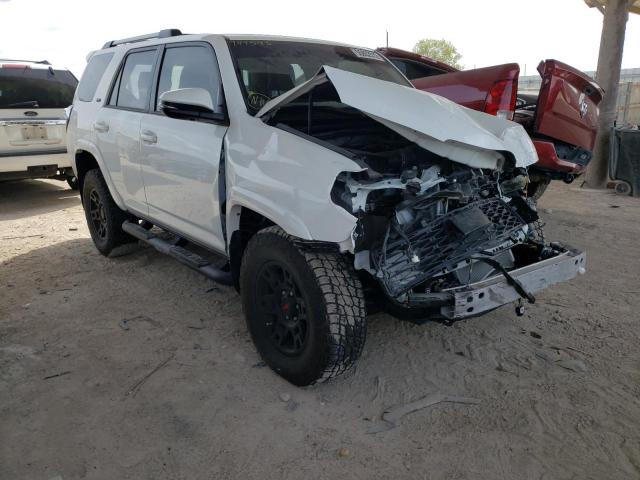 JTENU5JR2M5949543 - 2021 TOYOTA 4RUNNER SR WHITE photo 1