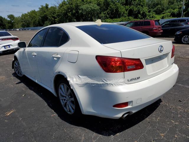 JTHBK262665014910 - 2006 LEXUS IS 250 WHITE photo 3