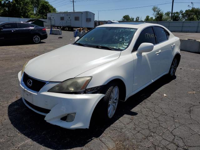 JTHBK262665014910 - 2006 LEXUS IS 250 WHITE photo 9