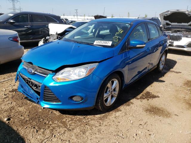 1FADP3F24DL326983 - 2013 FORD FOCUS BLUE photo 2