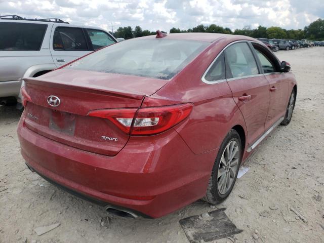 5NPE34AF8HH460402 - 2017 HYUNDAI SONATA SPORT  Foto 4