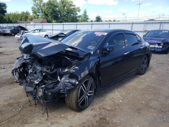 1HGCR2F16HA007234 - 2017 HONDA ACCORD SPO BLACK photo 2