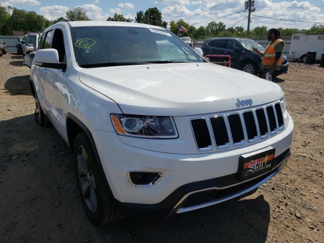 1C4RJFBG6EC579129 - 2014 JEEP GRAND CHER WHITE photo 1