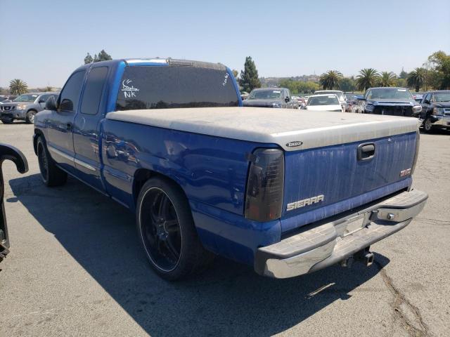 2GTEC19T331270753 - 2003 GMC SIERRA1500 BLUE photo 3