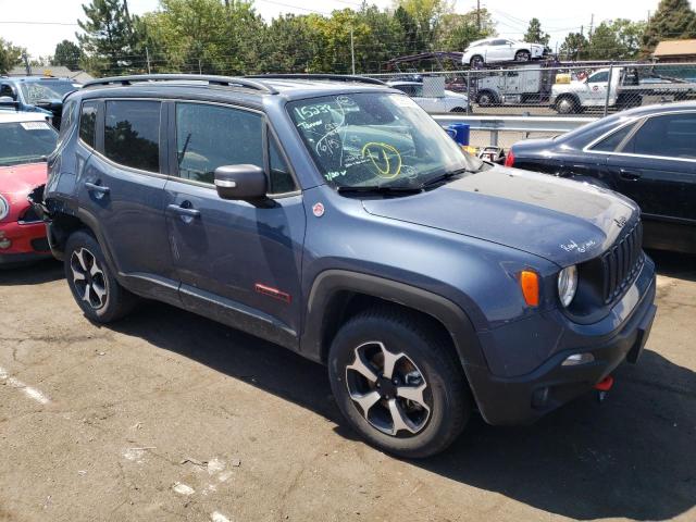 ZACNJDC18MPM52242 - 2021 JEEP RENEGADE T BLUE photo 1