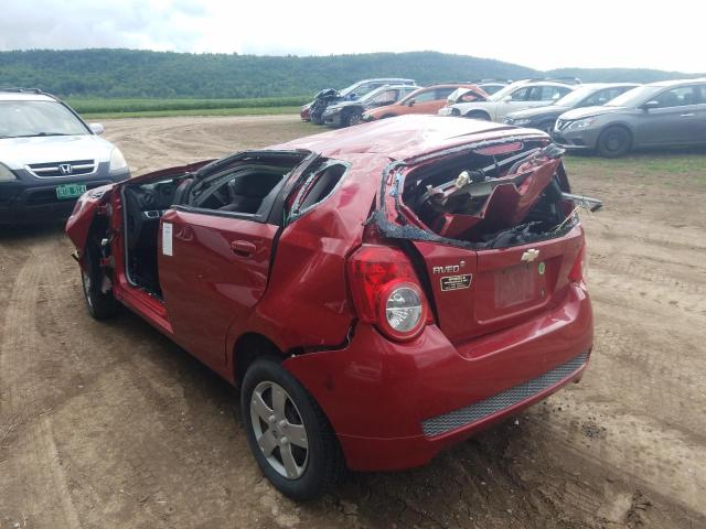 KL1TD6DE9BB197159 - 2011 CHEVROLET AVEO LS 红色 照片 3