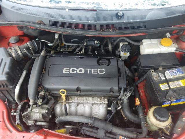 KL1TD6DE9BB197159 - 2011 CHEVROLET AVEO LS 红色 照片 7