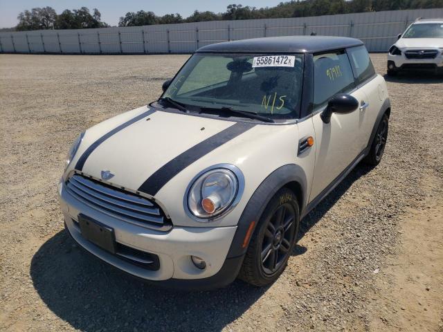 WMWSU3C53BT253365 - 2011 MINI COOPER CREAM photo 2