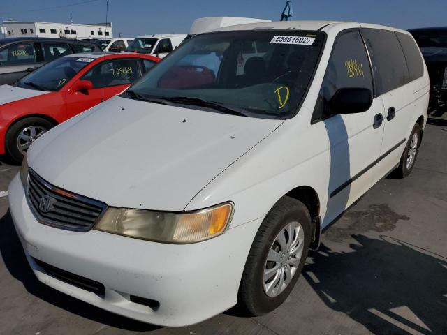 2HKRL1859YH531698 - 2000 HONDA ODYSSEY LX WHITE photo 2