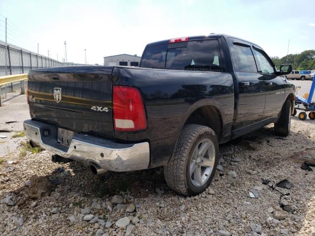 1C6RD7LT4CS156116 - 2012 DODGE RAM 1500 S BLACK photo 4