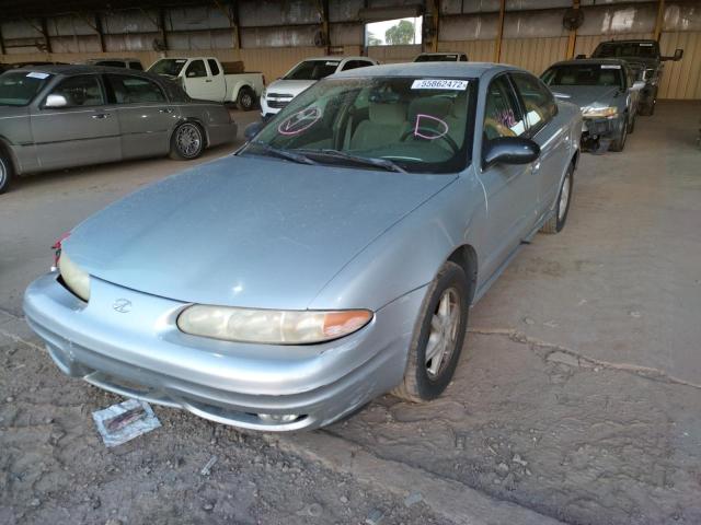 1G3NL52E72C280701 - 2002 OLDSMOBILE ALERO GL SILVER photo 2