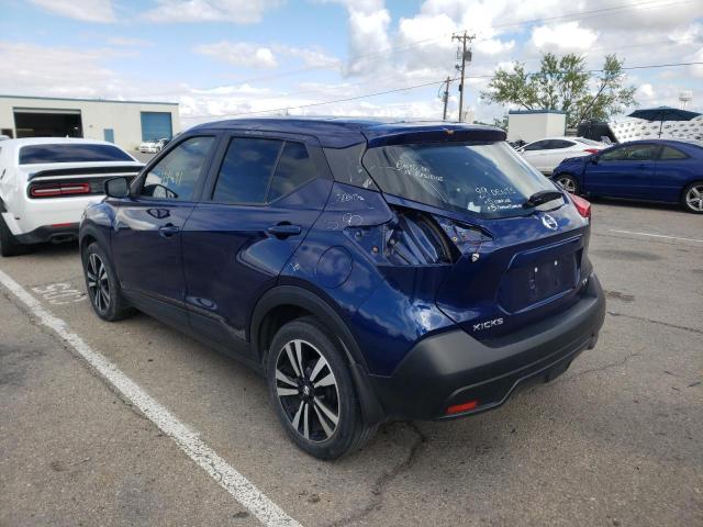 3N1CP5CU5KL485846 - 2019 NISSAN KICKS S BLUE photo 3