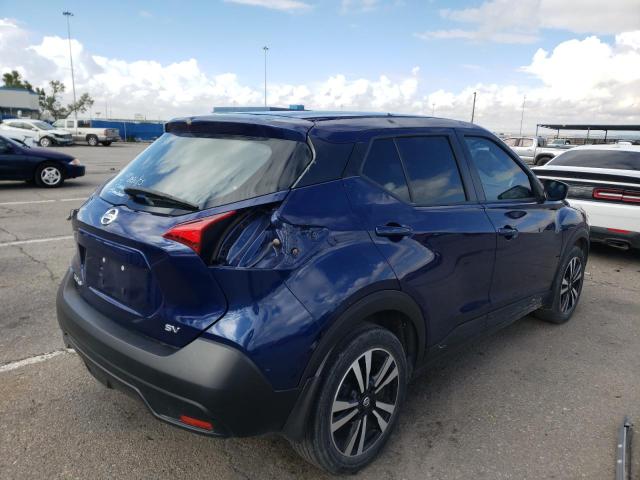 3N1CP5CU5KL485846 - 2019 NISSAN KICKS S BLUE photo 4