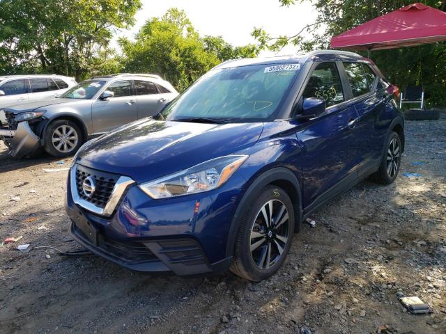 3N1CP5CVXLL495377 - 2020 NISSAN KICKS SV BLUE photo 2