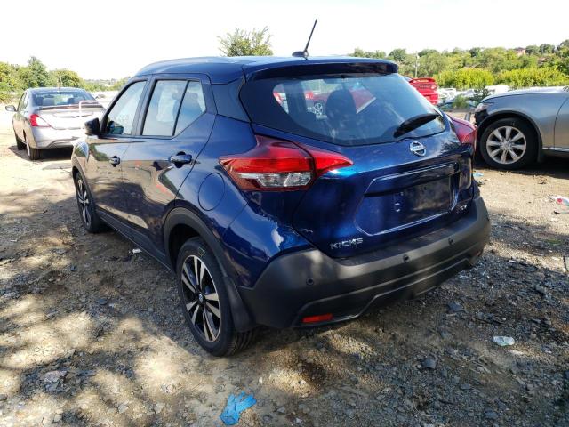 3N1CP5CVXLL495377 - 2020 NISSAN KICKS SV BLUE photo 3