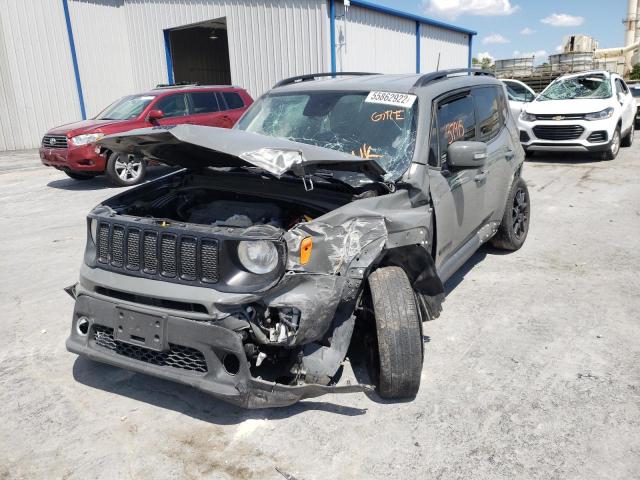 ZACNJABB3LPM07233 - 2020 JEEP RENEGADE L GRAY photo 2